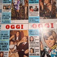 4 riviste Oggi anno 1970