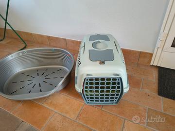 cuccia e trasportino per cane o gatto