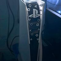 Inserto PS5 con logo PS - personalizzabile