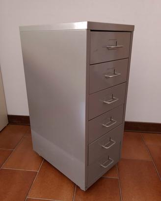 Ikea Helmer cassettiera in metallo 