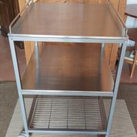 Carrello da cucina acciaio inox