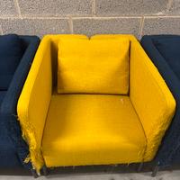 Poltrona ikea Ekero gialla