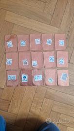 15 Francobolli Misti (Serie Castelli + Esteri)