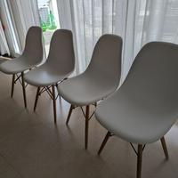 4 sedie design scandinavo