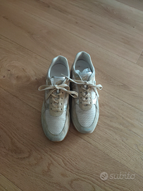 Hogan beige 39 tessuto e pelle Originali