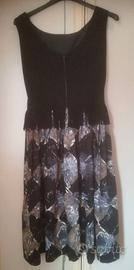 Abito donna sartoriale francese (Paris) nero coton