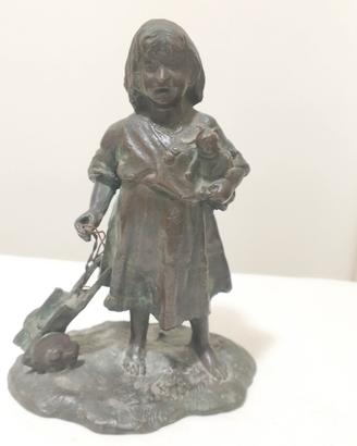 scultura di bronzo 