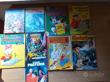 Blocco fumetti misti anni 60,/70