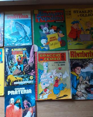 Blocco fumetti misti anni 60,/70
