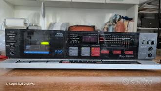 AIWA F660 PIASTRA CASSETTE NON FUNZIONANTE  			