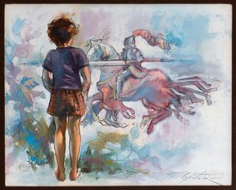 Quadro originale di Sergio Capitani  "RODEO"