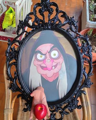 Decorazione Halloween Strega in 3D🪞🍎🧺