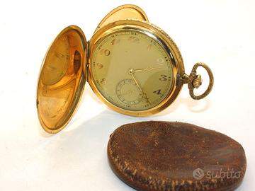 Splendido orologio savonette Gold Double 1920
