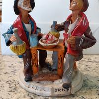 souvenir in terracotta dipinta  di Castelvetrano 