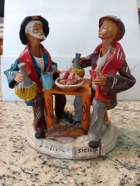 souvenir in terracotta dipinta  di Castelvetrano 
