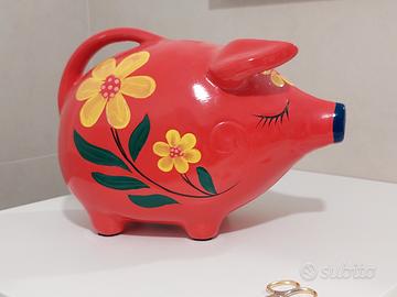 Salvadanaio ceramica anni 70 condizioni perfette 