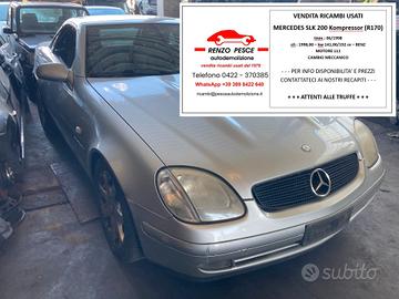 RICAMBI USATI MERCEDES SLK 200 (R170) 1998