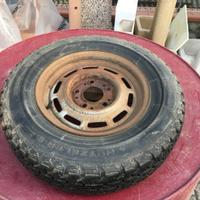 Cerchio in ferro acciaio auto d'epoca