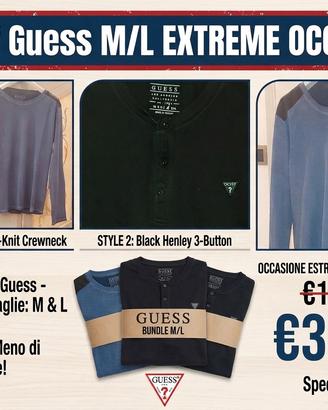 Trio di Maglie Guess M/L 

