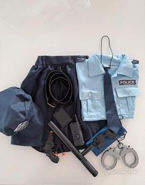 Vestito di carnevale da poliziotta
