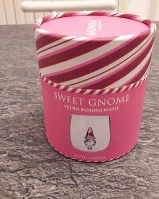 Bicchiere con gnomo