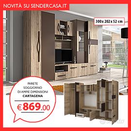 PARETE SOGGIORNO CARTAGENA, TOP QUALITY!