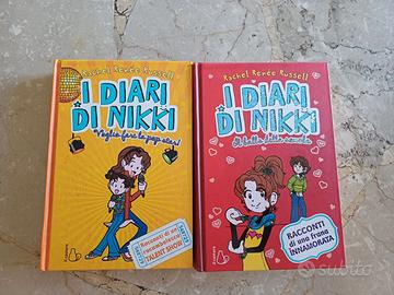 n. 2 libri "I DIARI DI NIKKI"per ragazze
