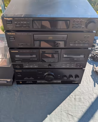 impianto Stereo Vintage Technics completo