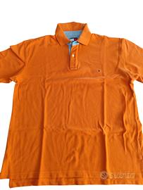 Polo Tommy Hilfiger Uomo Arancione Taglua L