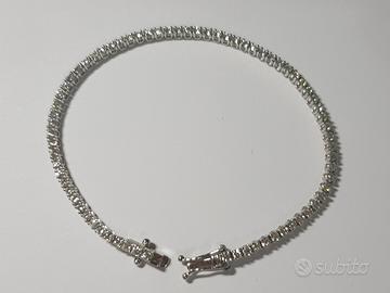 bracciale tennis in oro 18kt con diamanti 1.80ct