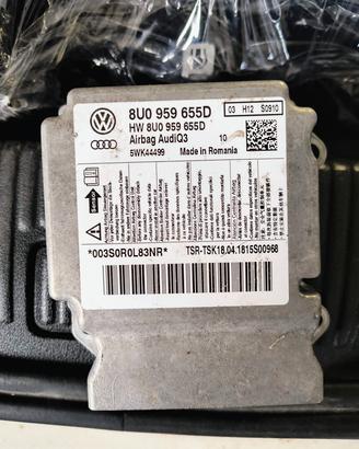 centralina airbag q3 8u0959655d