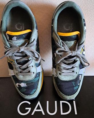 Sneakers Gaudì Uomo Verde e Militare