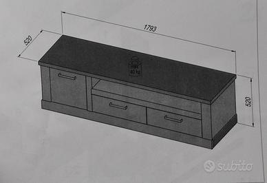 CREDENZA + MOBILE TV (Mobili da salotto)