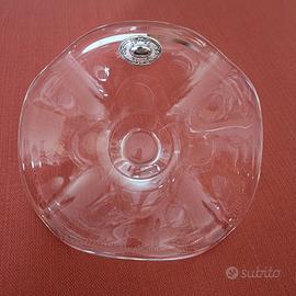 centrotavola vetro e argento 