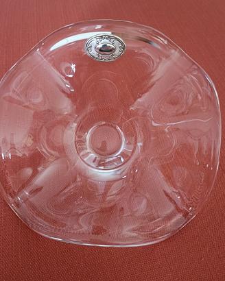 centrotavola vetro e argento 