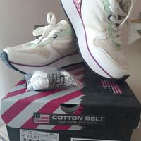 Scarpe sneakers bambina n.35 Cotton Belt+infradito