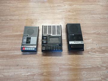Lotto 3 registratori cassette Philips, Panasonic