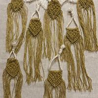 Portatovaglioli in macramé