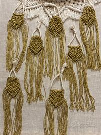 Portatovaglioli in macramé