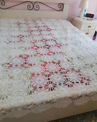 Coperta di pizzo fatta a mano  vintage