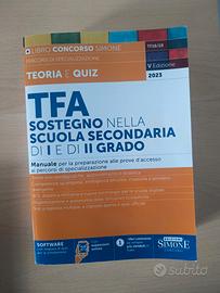 LIBRO CONCORSO SIMONE TFA SOSTEGNO V EDIZIONE 