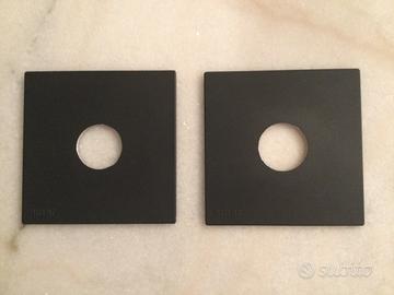 Piastre porta-obiettivo per Sinar grande formato