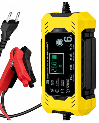 Caricabatterie Auto 12V 6A Intelligente, Caricabat