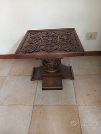 Tavolino scolpito anni 60