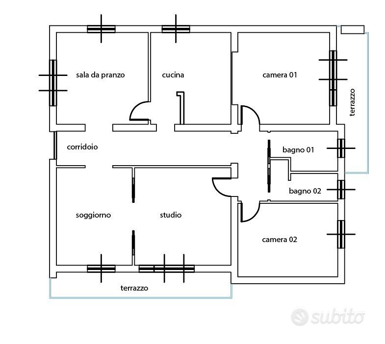 Appartamento Siena, ampio, finiture di pregio - Vista 2