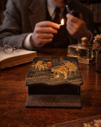 Antico Vesta Case carton bouilli Giapponista