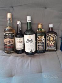collezione di wisky anni70 