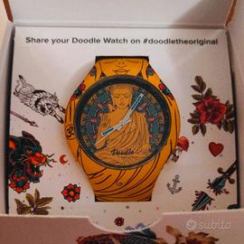 Orologio Doodle con fantasia