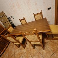 tavolo e sedie epoca