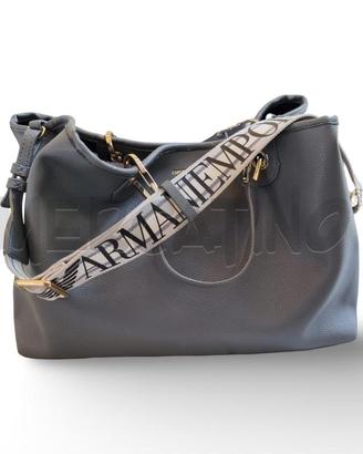 BORSA DONNA EMPORIO ARMANI GRIGIA TRACOLLA STOFFA